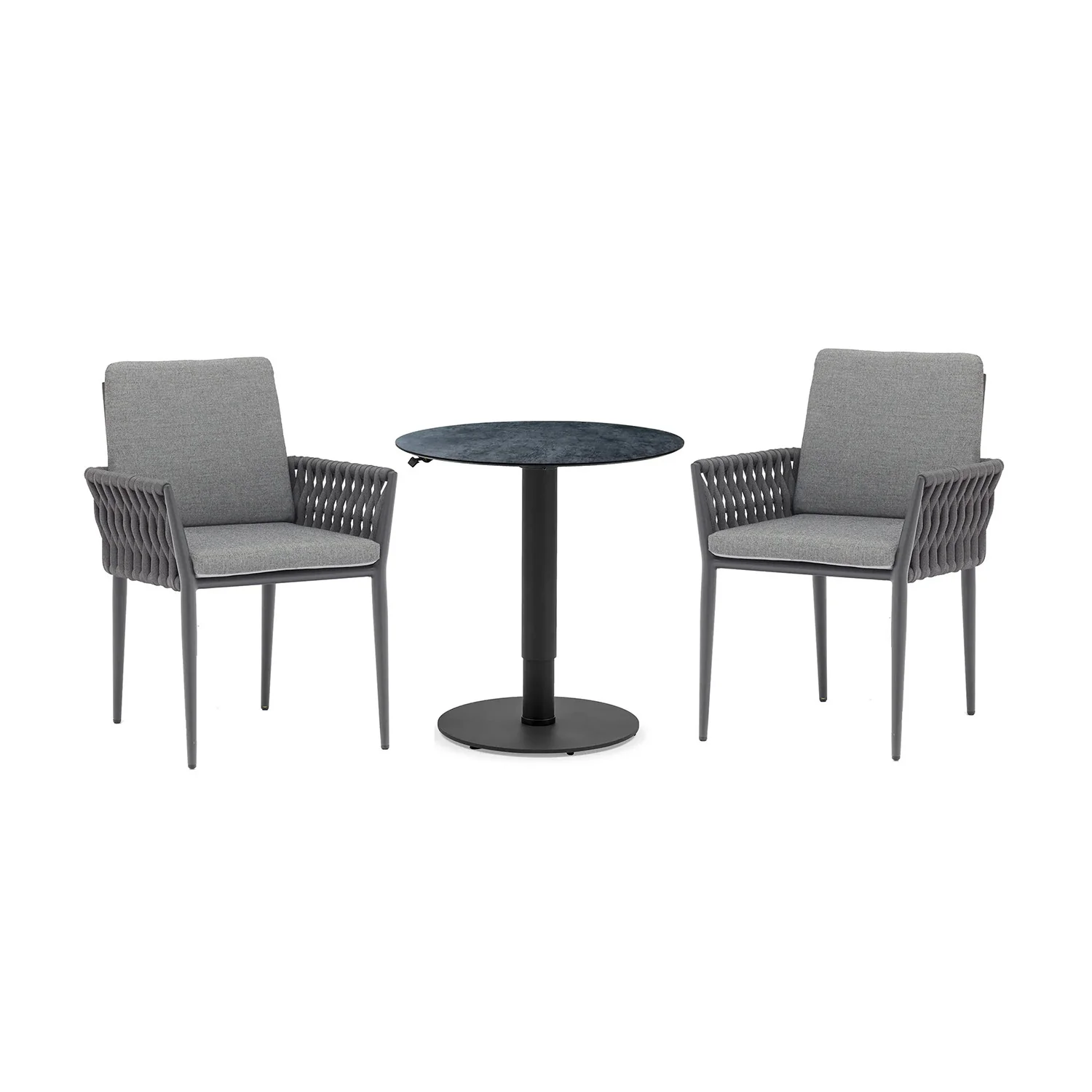 Adeline 70 cm Table Lawson Chair Outdoor Balcony Setting