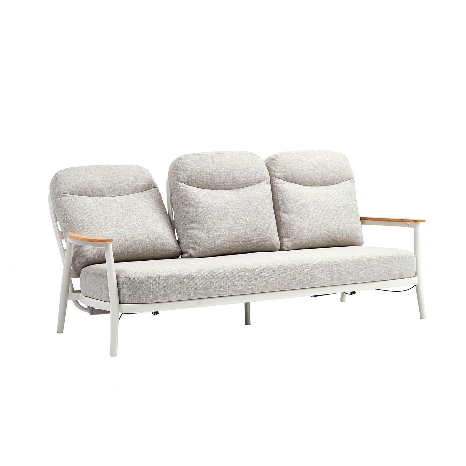 Anchorage Reclining 3 Seater Aluminium Outdoor Lounge - Image 4