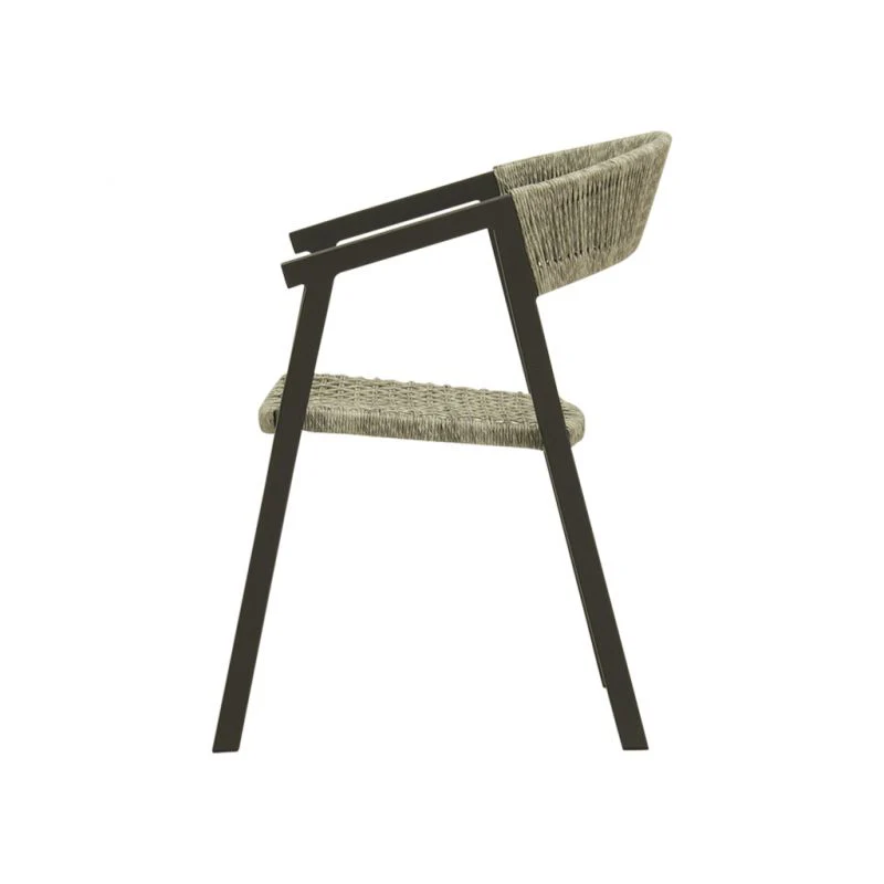 Auto Wicker Outdoor Wicker Dining Chair - Image 4