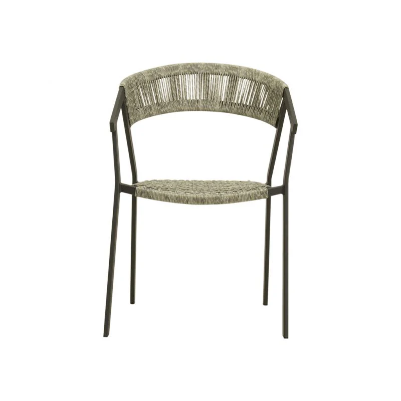 Auto Wicker Outdoor Wicker Dining Chair - Image 5
