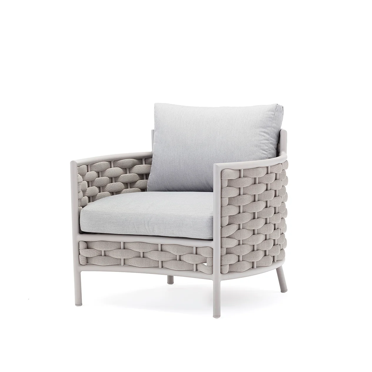 Boston Outdoor Rope Armchair - Image 2