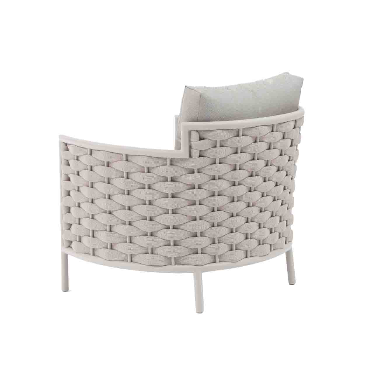 Boston Outdoor Rope Armchair - Image 4