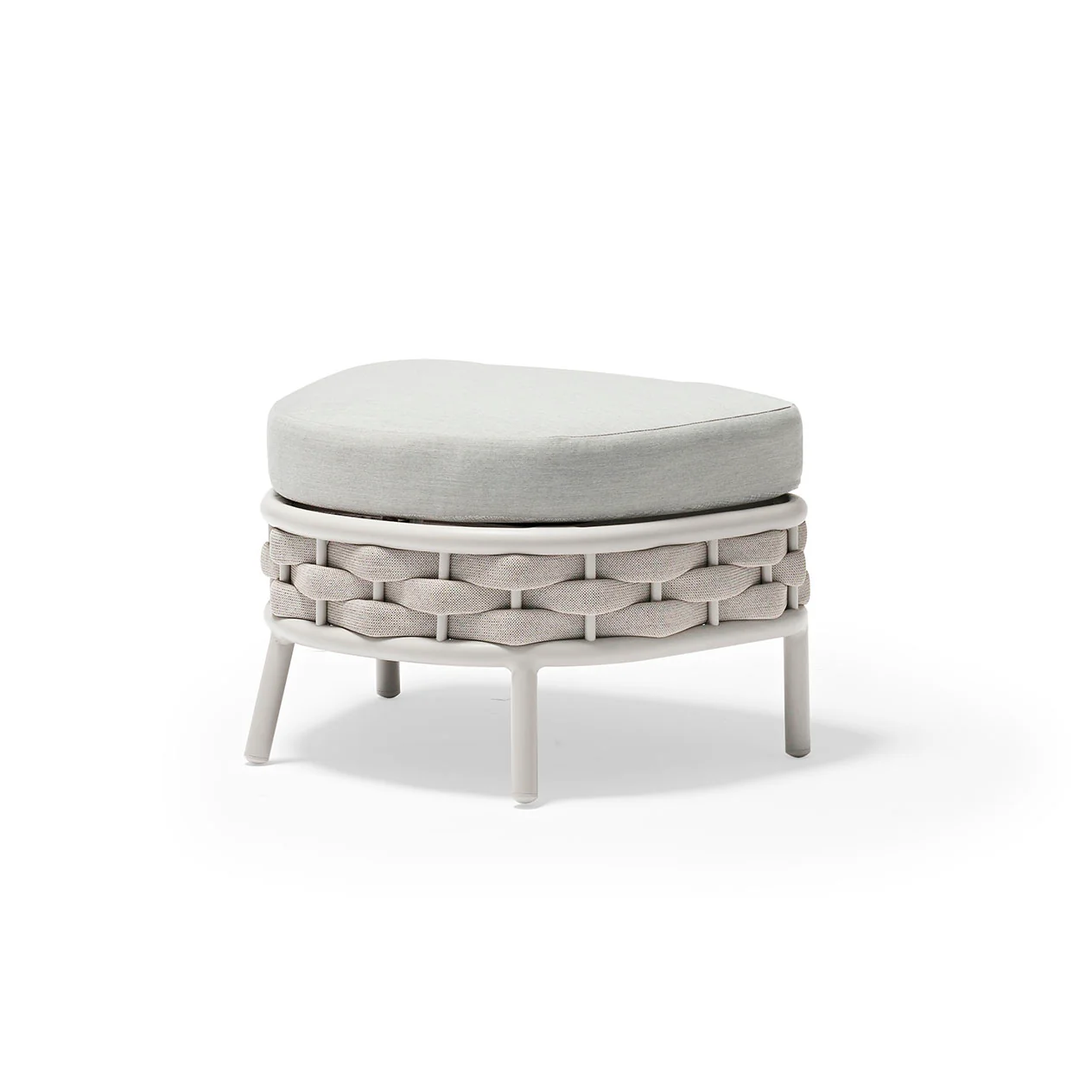 Boston Outdoor Rope Ottoman