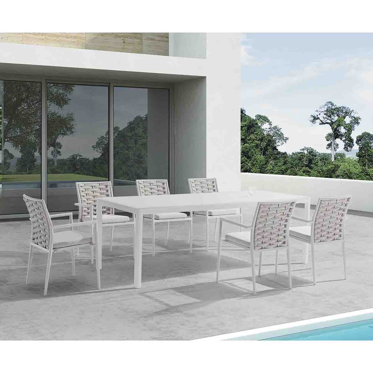 Boston Outdoor Rope Dining Chair - Image 7