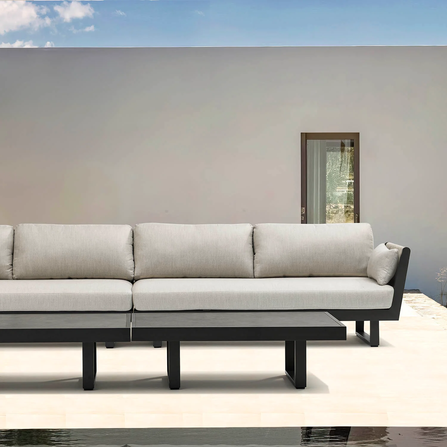 Breeze Rope Outdoor 2 Seater Lounge With Left Arm - Image 2