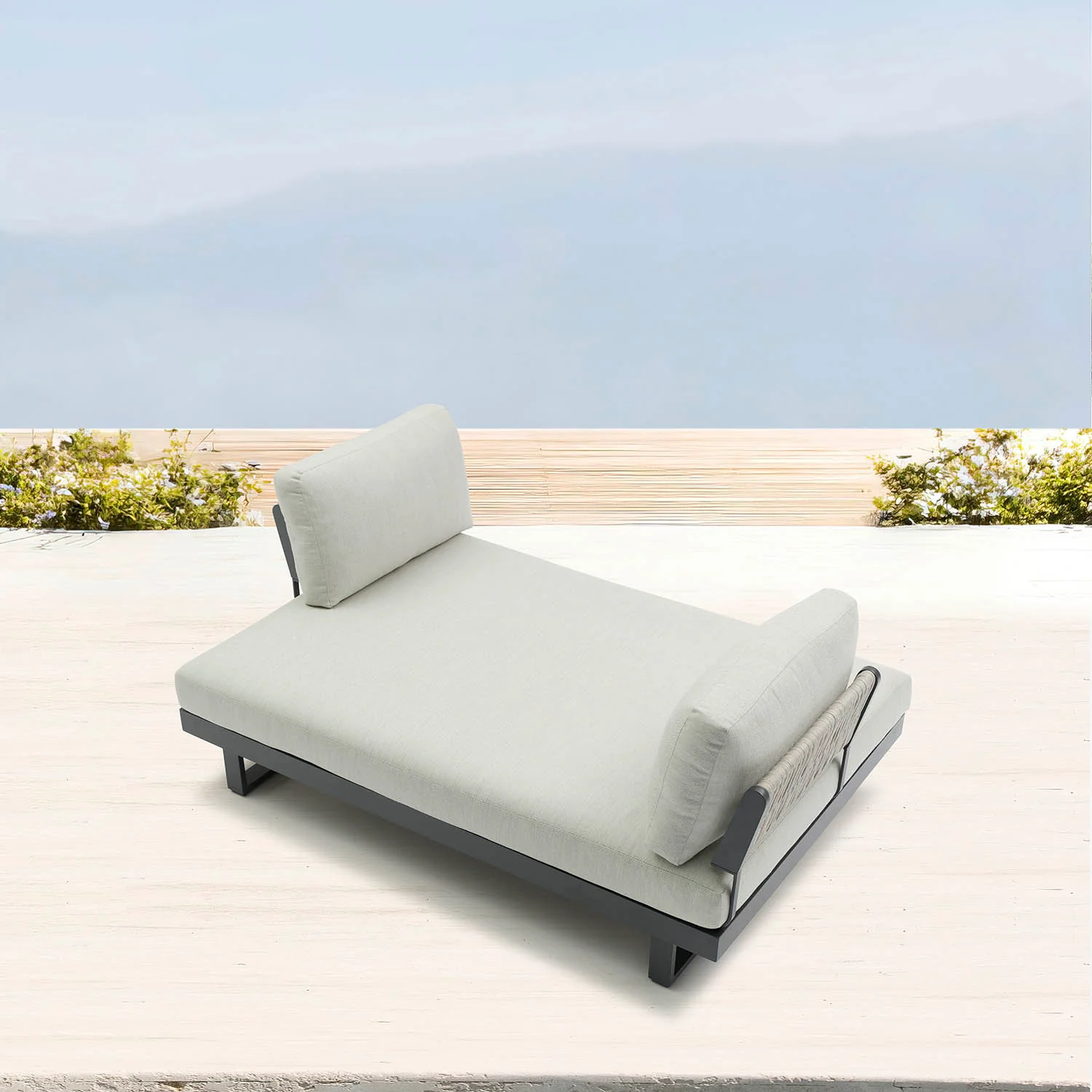 Breeze Rope Outdoor Corner Lounge - Image 4