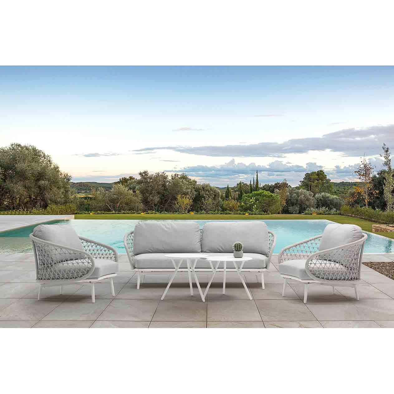 Chelsea Outdoor Rope Armchair - Image 3