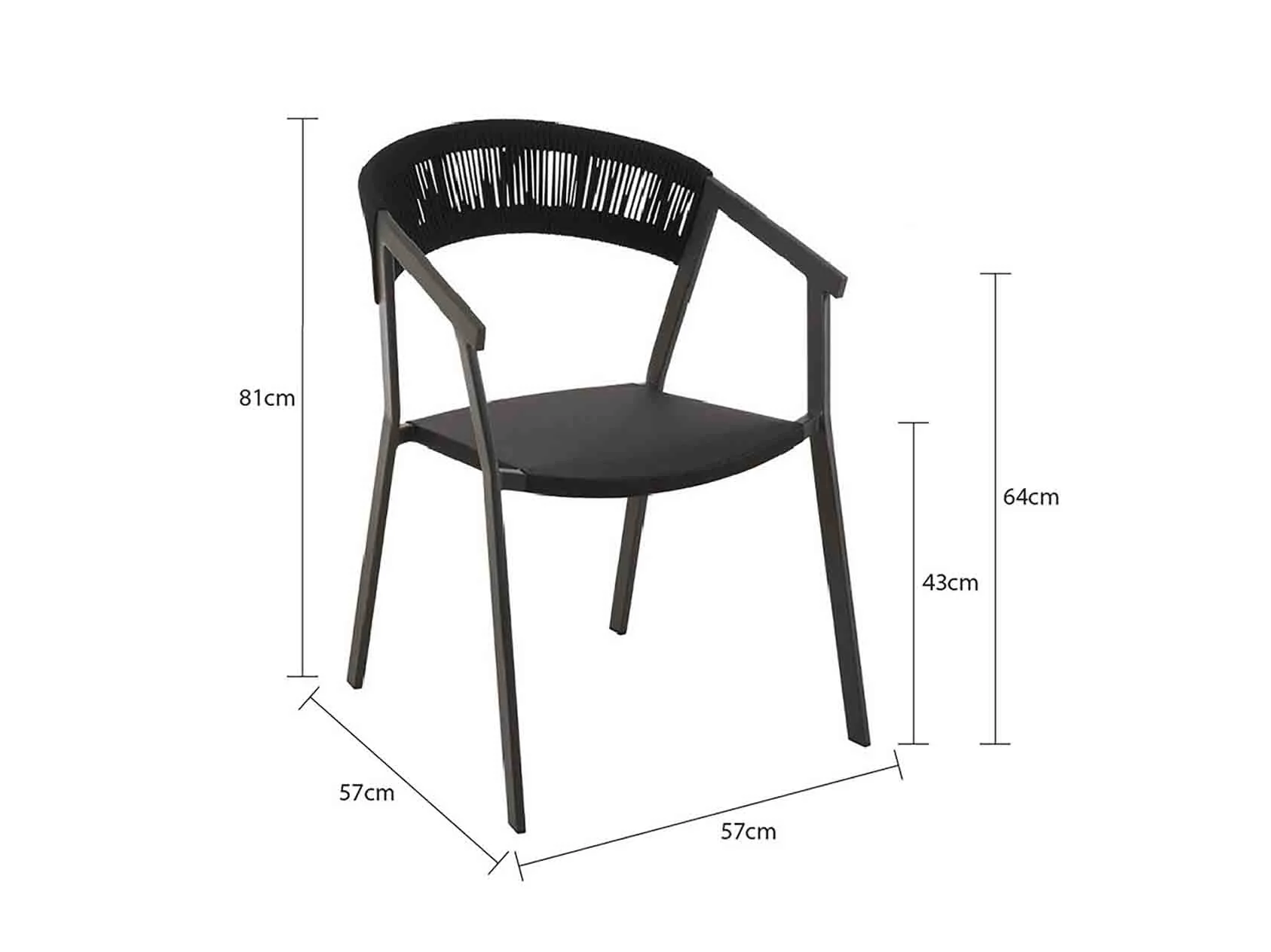 [Clearance] Last One Auto Rope Outdoor Dining Chair at Condell Park (CON) NSW Only - Image 5