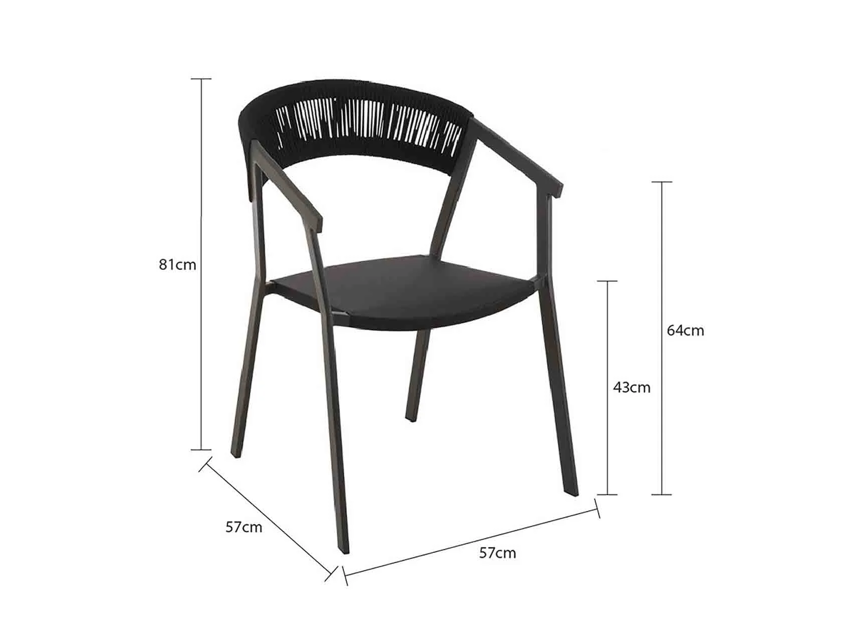 [Clearance] Auto Rope Outdoor Rope Dining Chair at Pymble (PYM) NSW Store Only - Image 14