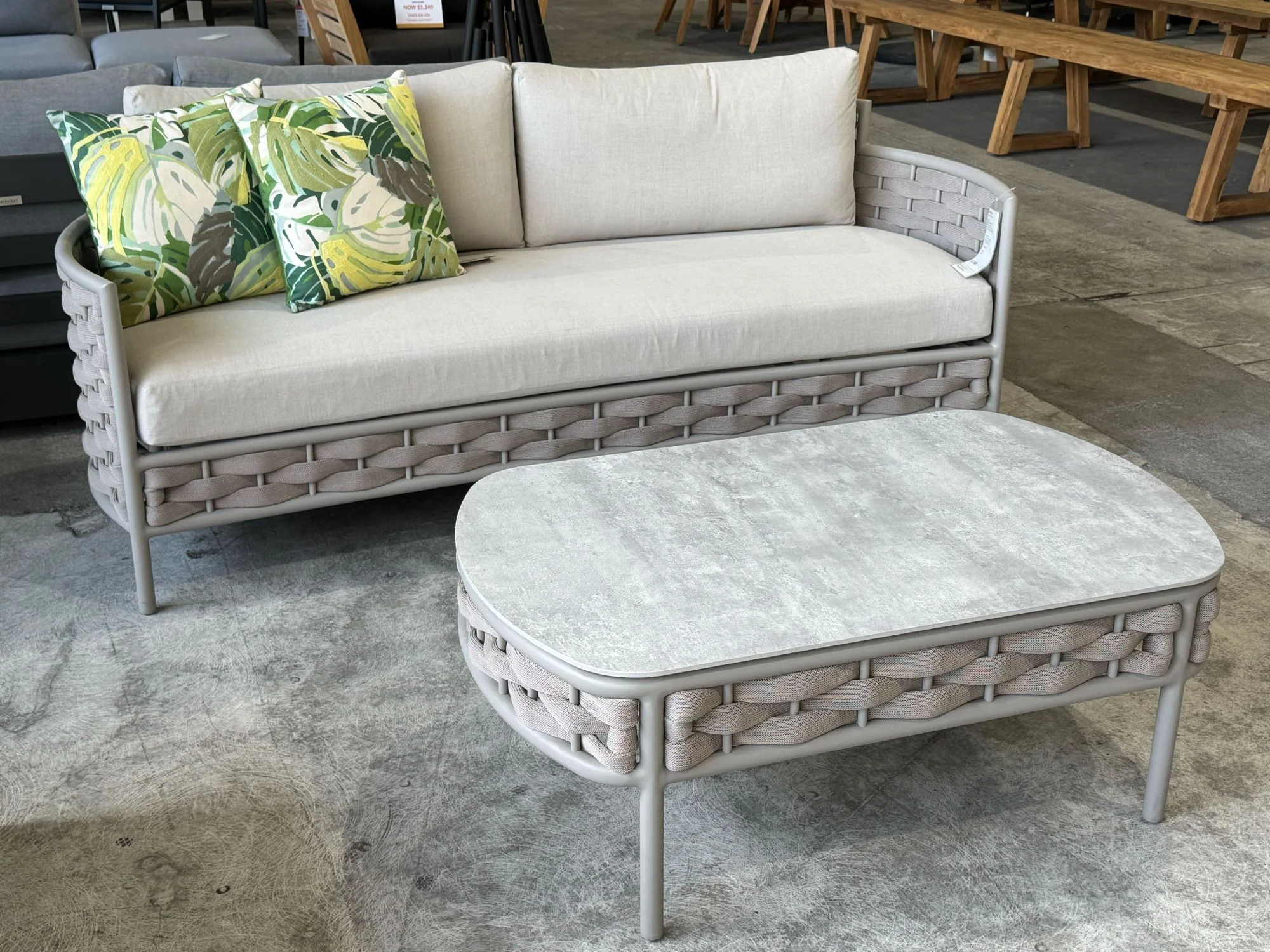 [Clearance] Boston Outdoor Rope Lounge Setting at Moorabbin (MOR) VIC Store Only - Image 2