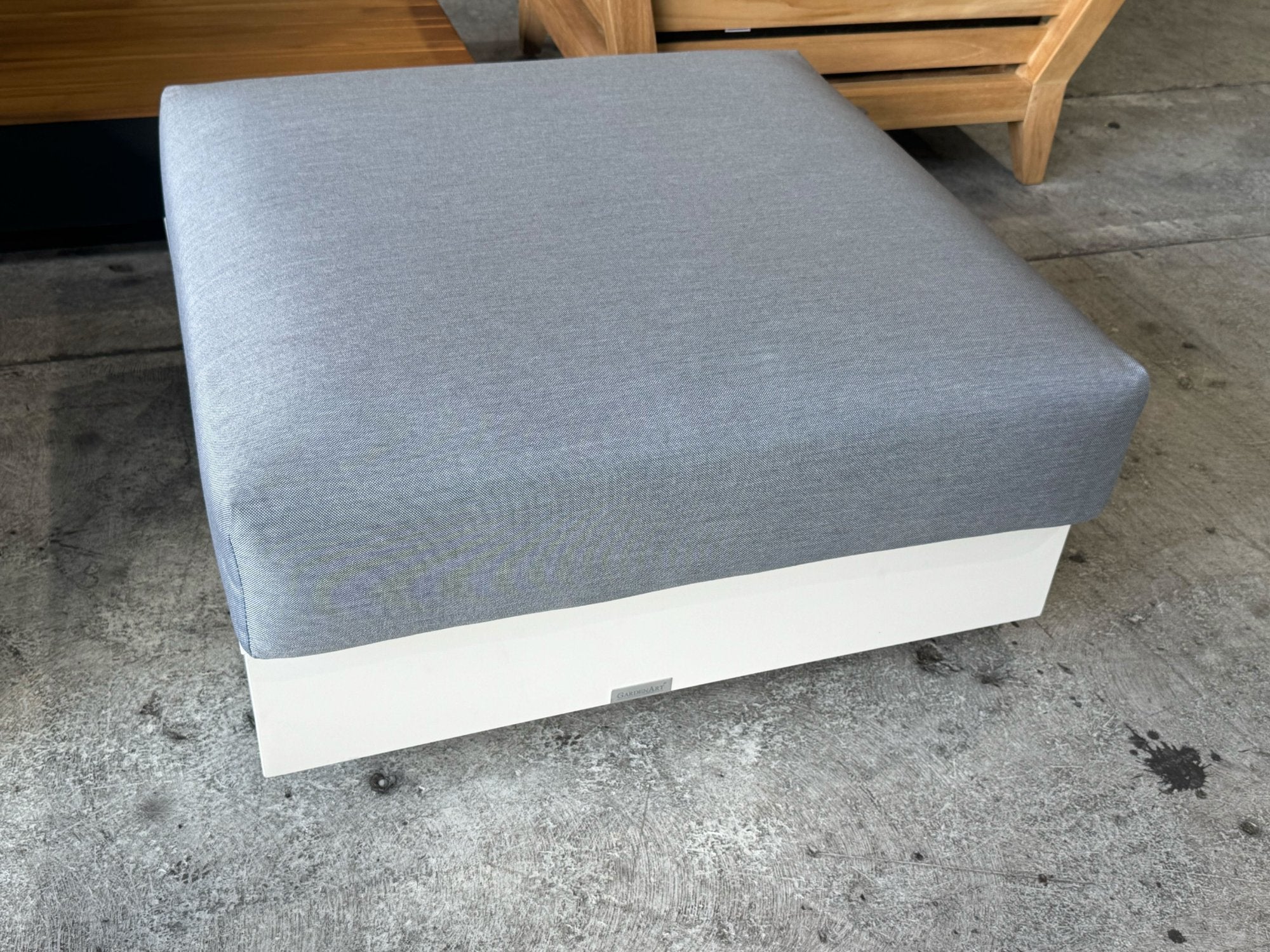 [Clearance] Como Outdoor Aluminium Ottoman at Alexandria (ALX) NSW Store Only