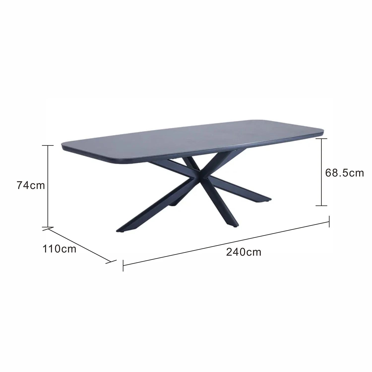 [Clearance] Doncaster Outdoor Ceramic Dining Table 240 cm at Bundall (BDL) QLD Store Only - Image 4