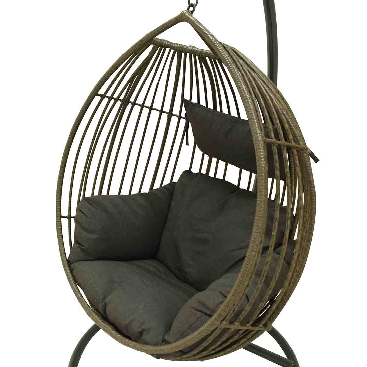 [Clearance] Last One Doney Outdoor Wicker Single Hanging Egg Chair at Condell Park (CON) NSW Only - Image 3