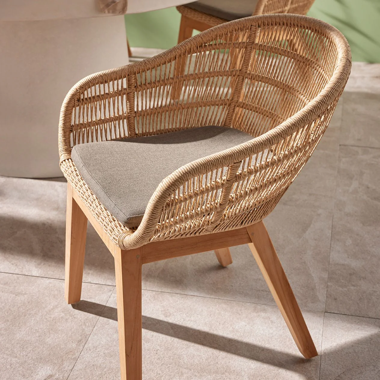[Clearance] Monsoon Outdoor Wicker Dining Chair at Brisbane (BNE) QLD Warehouse Only - Image 2
