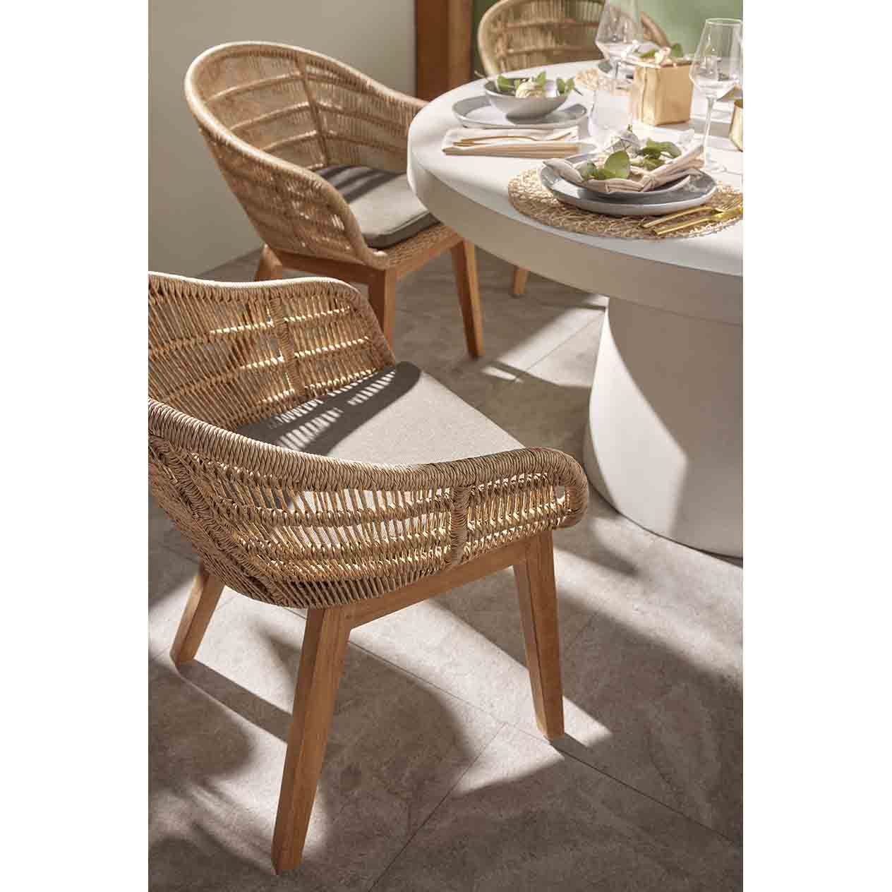 [Clearance] Monsoon Outdoor Wicker Dining Chair at Brisbane (BNE) QLD Warehouse Only - Image 4