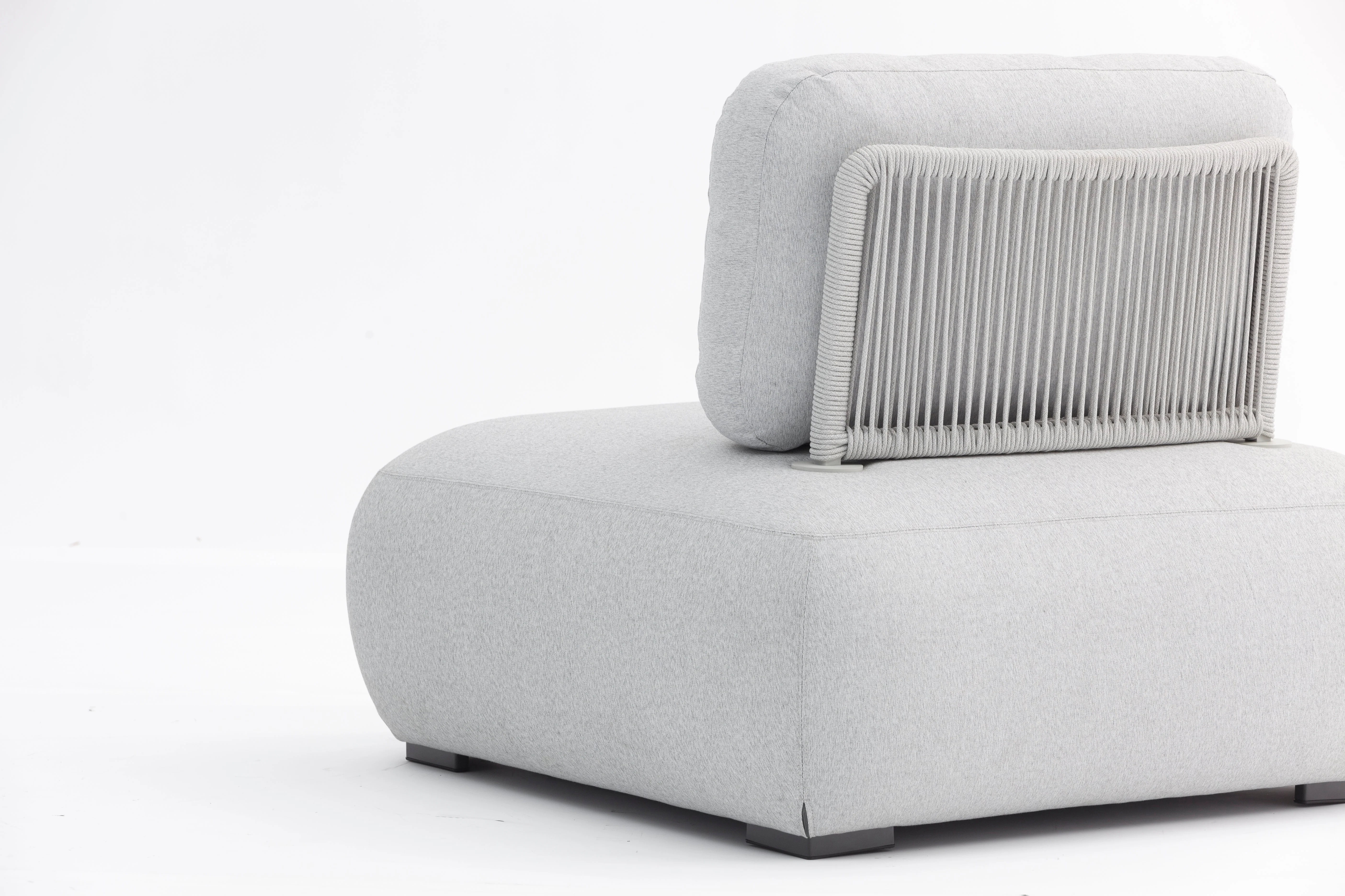 [Clearance] Iowa Outdoor Upholstered Armless Chair at Alexandria (ALX) NSW Store Only - Image 4