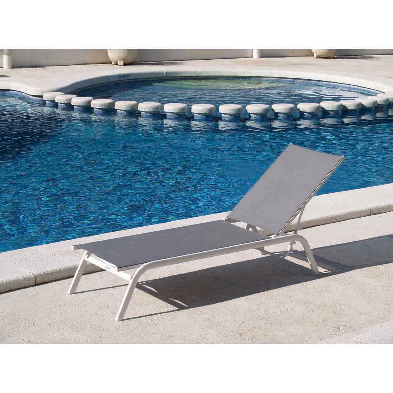 [Clearance] June Outdoor Aluminium Sun Lounger at Fortitude Valley (FTV) QLD Store Only - Image 3