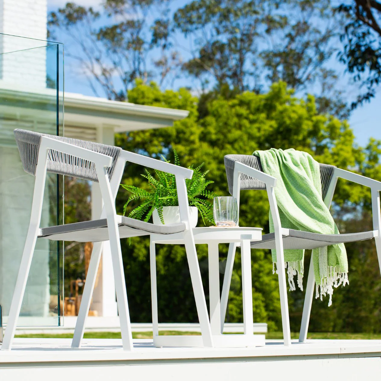 [Clearance] Last One Auto Rope Outdoor Rope Dining Chair at Moorabbin (MOR) VIC Store Only - Image 2