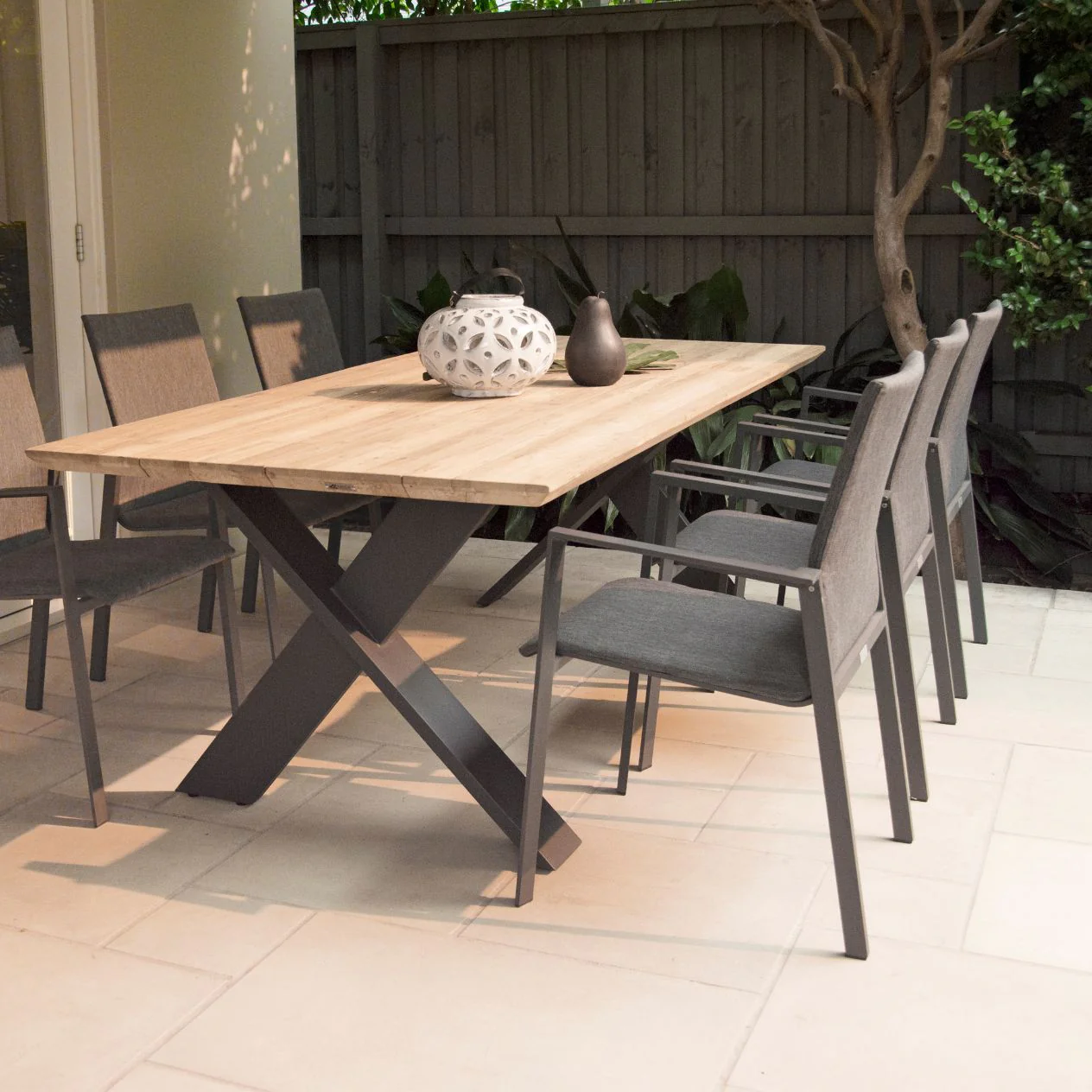[Clearance] Last One Eden Outdoor Aluminium Dining Chair at Moorabbin (MOR) VIC Store Only - Image 3