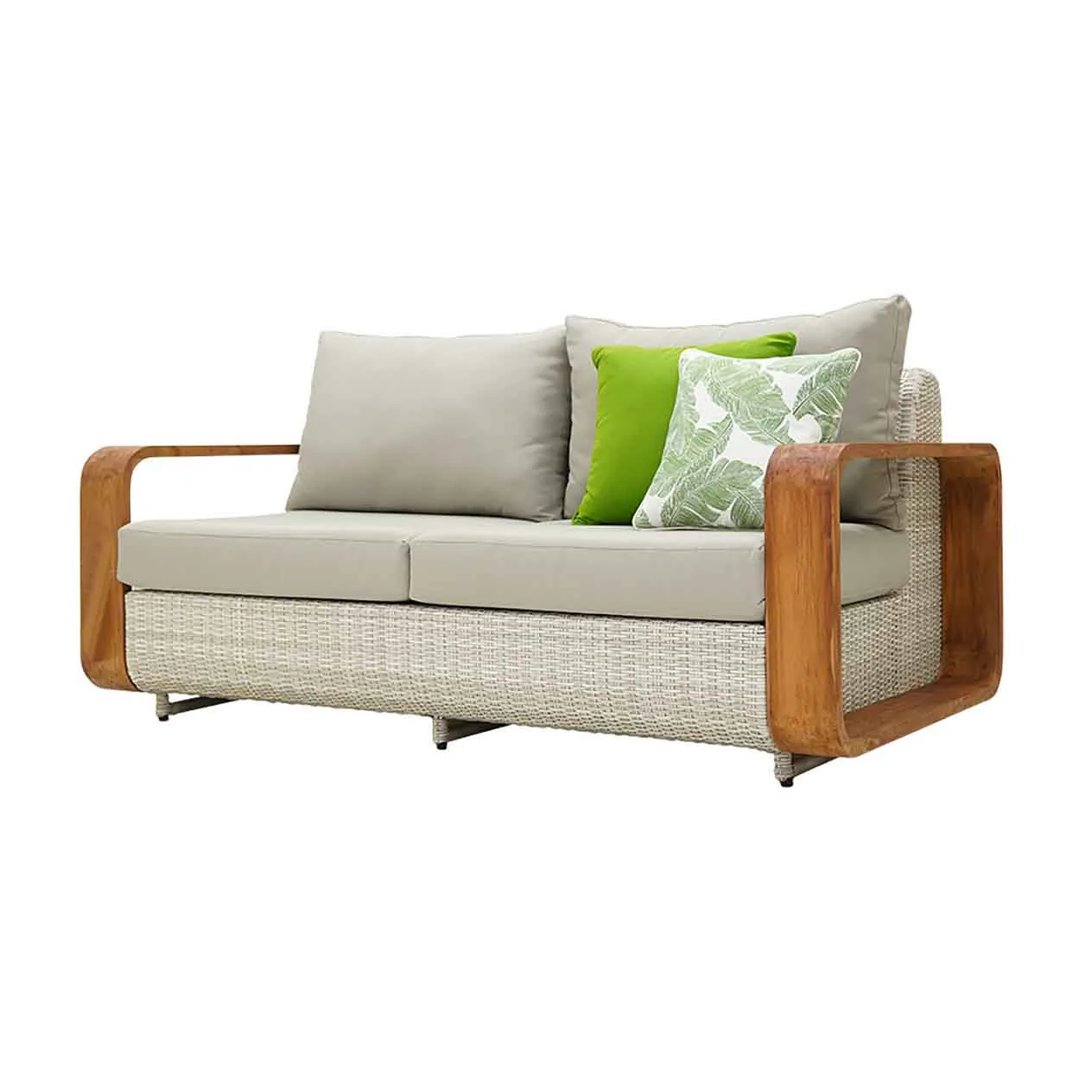 [Clearance] Last One Rossland Outdoor Wicker 2 Seater Sofa at Fortitude Valley (FTV) QLD Store Only