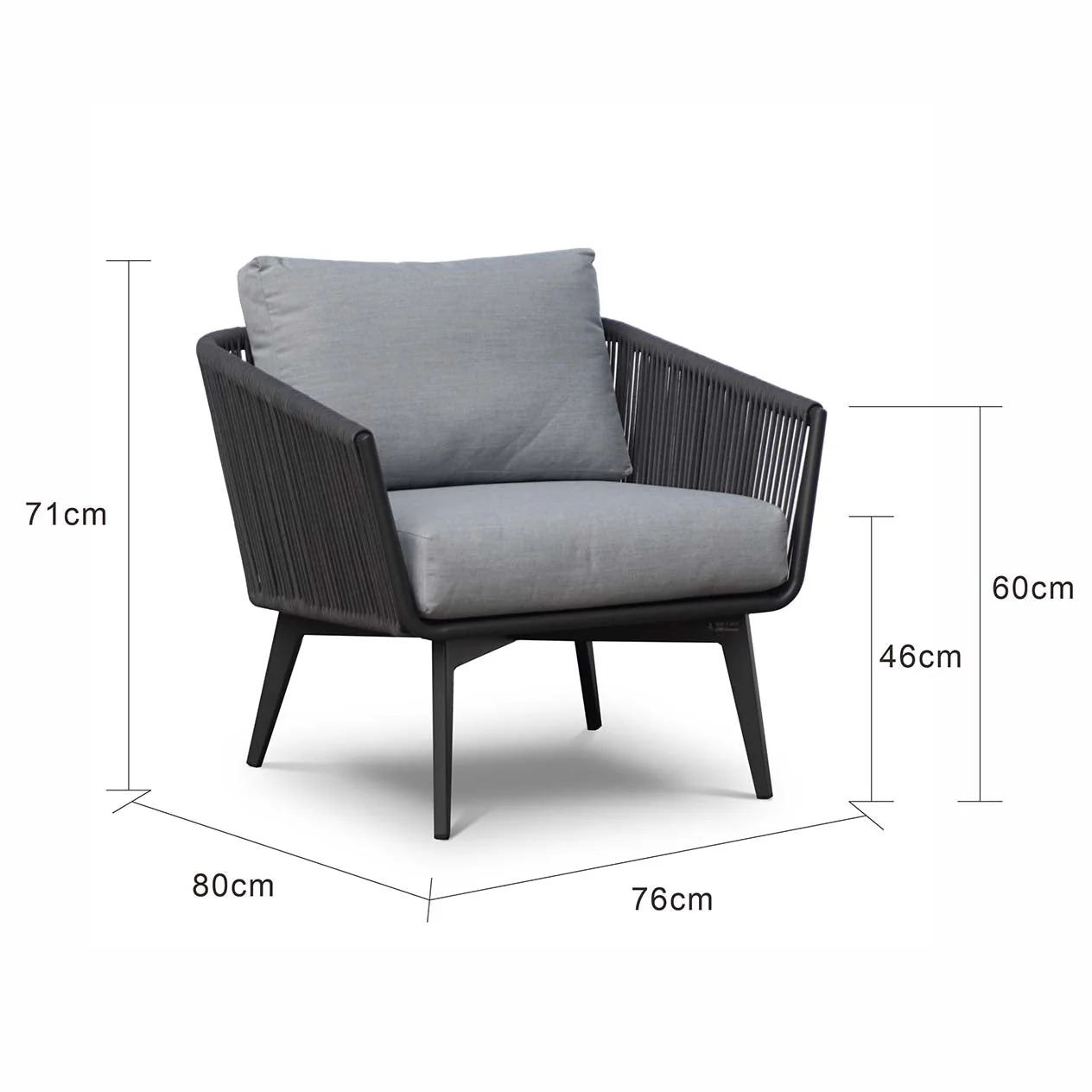 [Clearance] Last One Truro Outdoor Rope Armchair at Fortitude Valley (FTV) QLD Store Only - Image 4