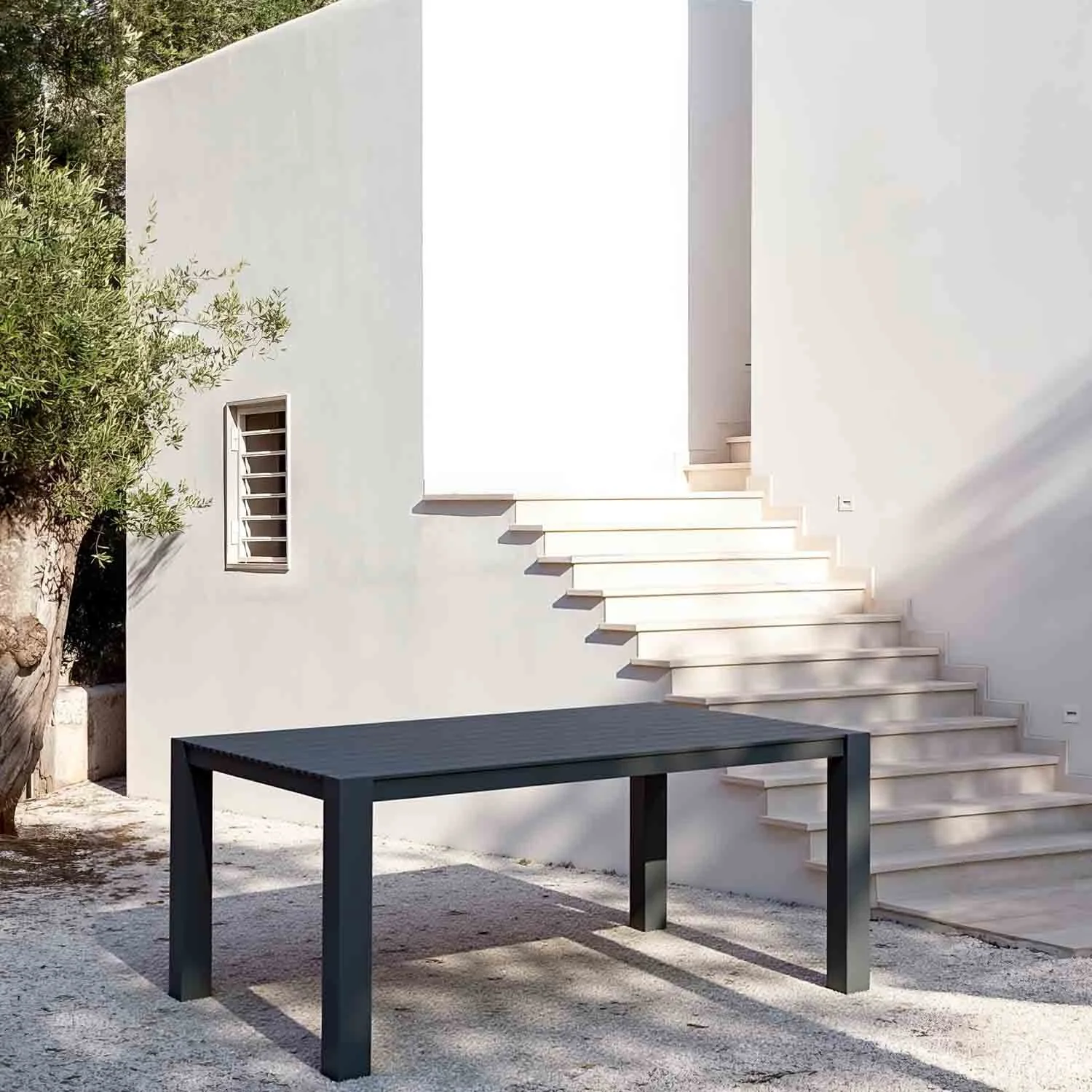 [Clearance] Last One Vernon Aluminium Outdoor Dining Table 160 cm at Moorabbin (MOR) VIC Store Only - Image 3