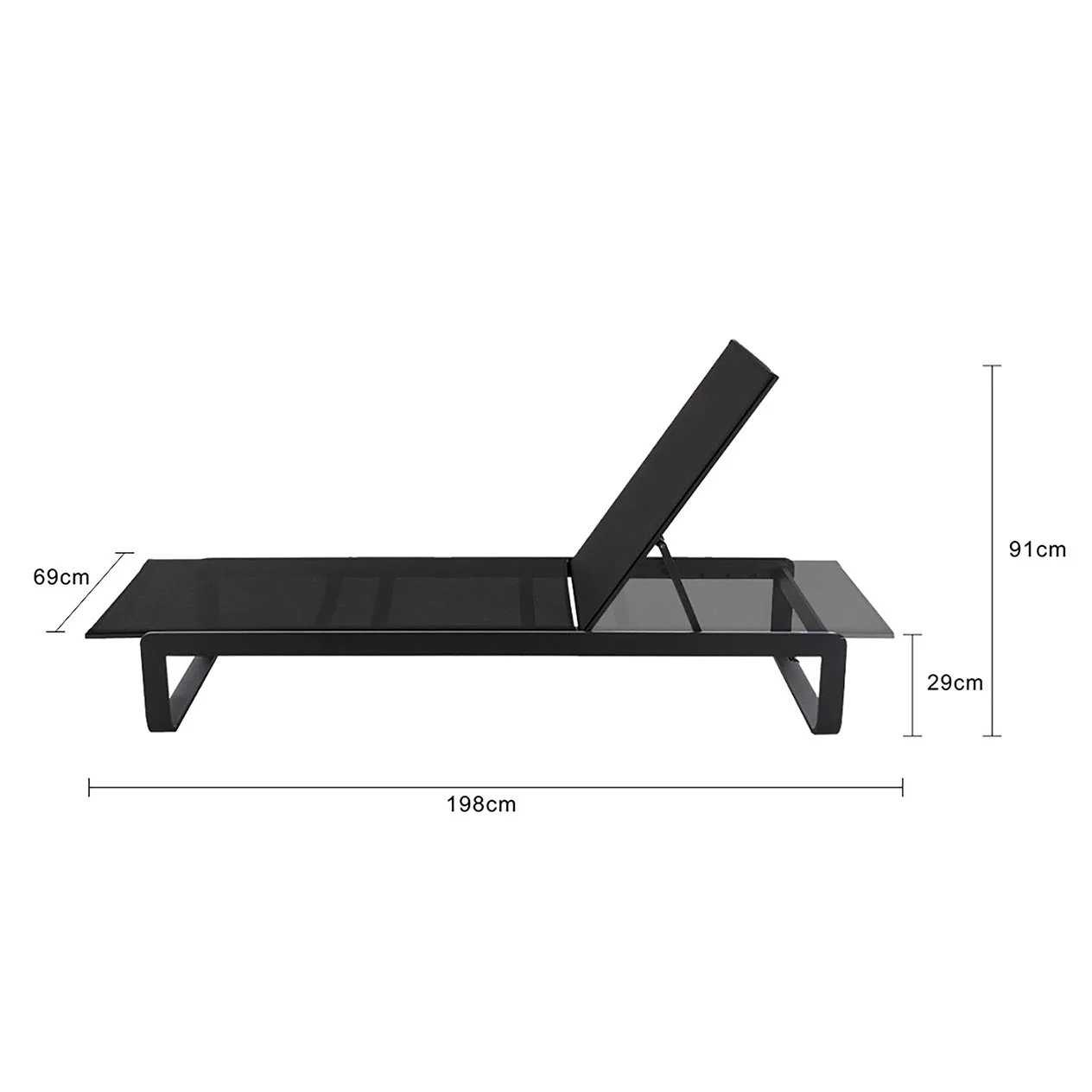 [Clearance] Last One Verona Outdoor Sunlounger at Fortitude Valley (FTV) QLD Store Only - Image 5