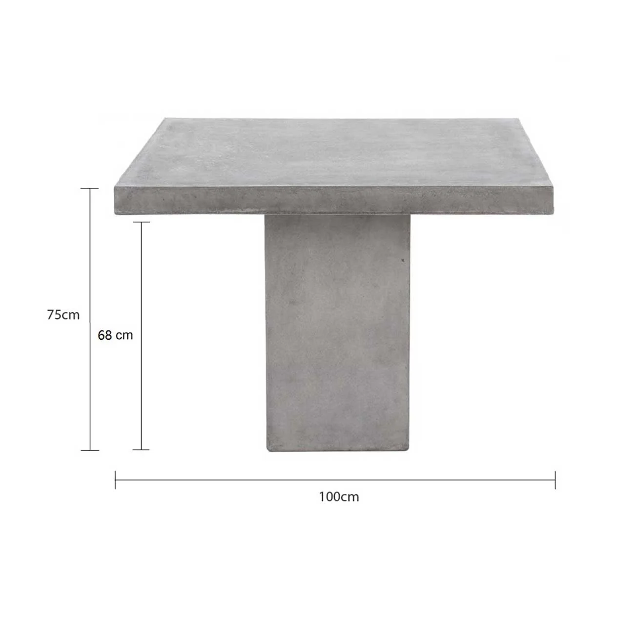 [Clearance] Last One Zen Outdoor Table 100cm at Nunawading (NWD) VIC Store Only - Image 3