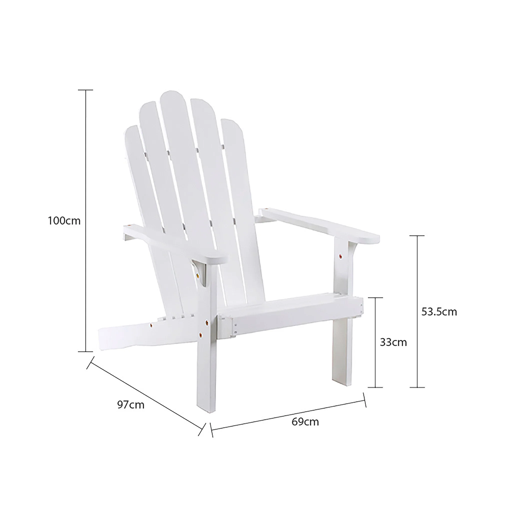 [Clearance] Last Two Cape Outdoor Timber Balcony Leisure Chair Cod at Nunawading (NWD) VIC Store Only - Image 5