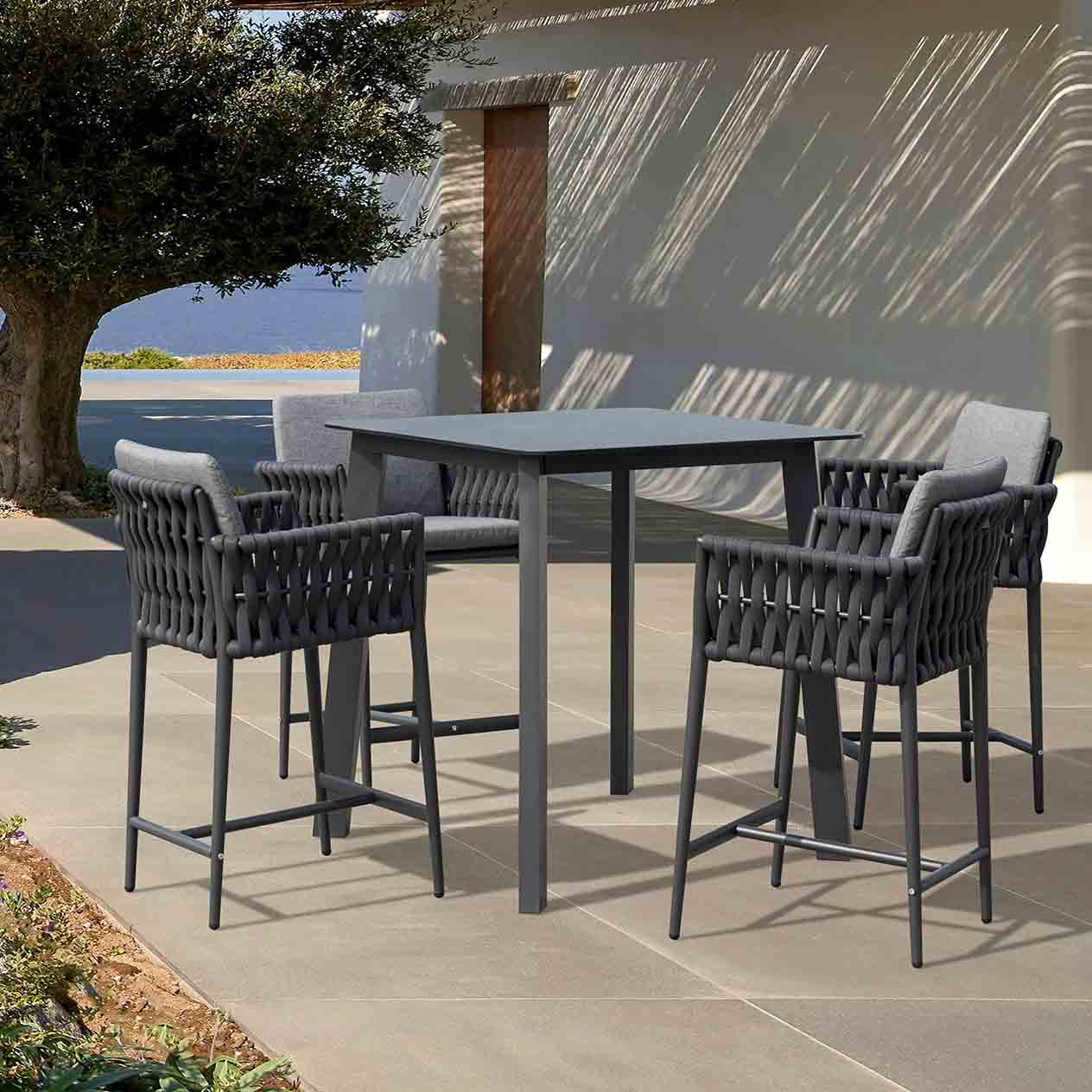 [Clearance] Lawson Outdoor Rope Bar Chair at Brisbane (BNE) QLD Warehouse Only - Image 7