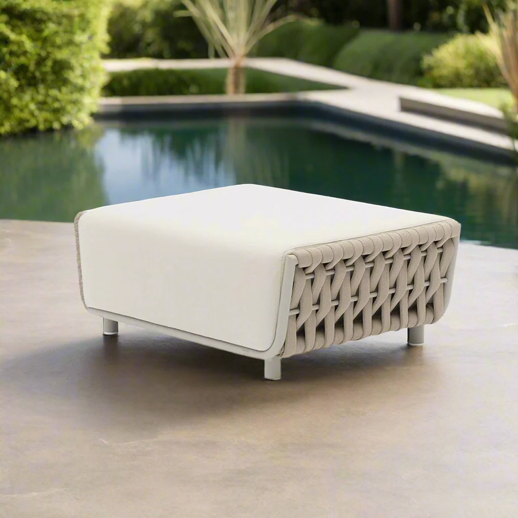 [Clearance] Lawson Outdoor Rope Ottoman at Pymble (PYM) NSW Store Only - Image 7