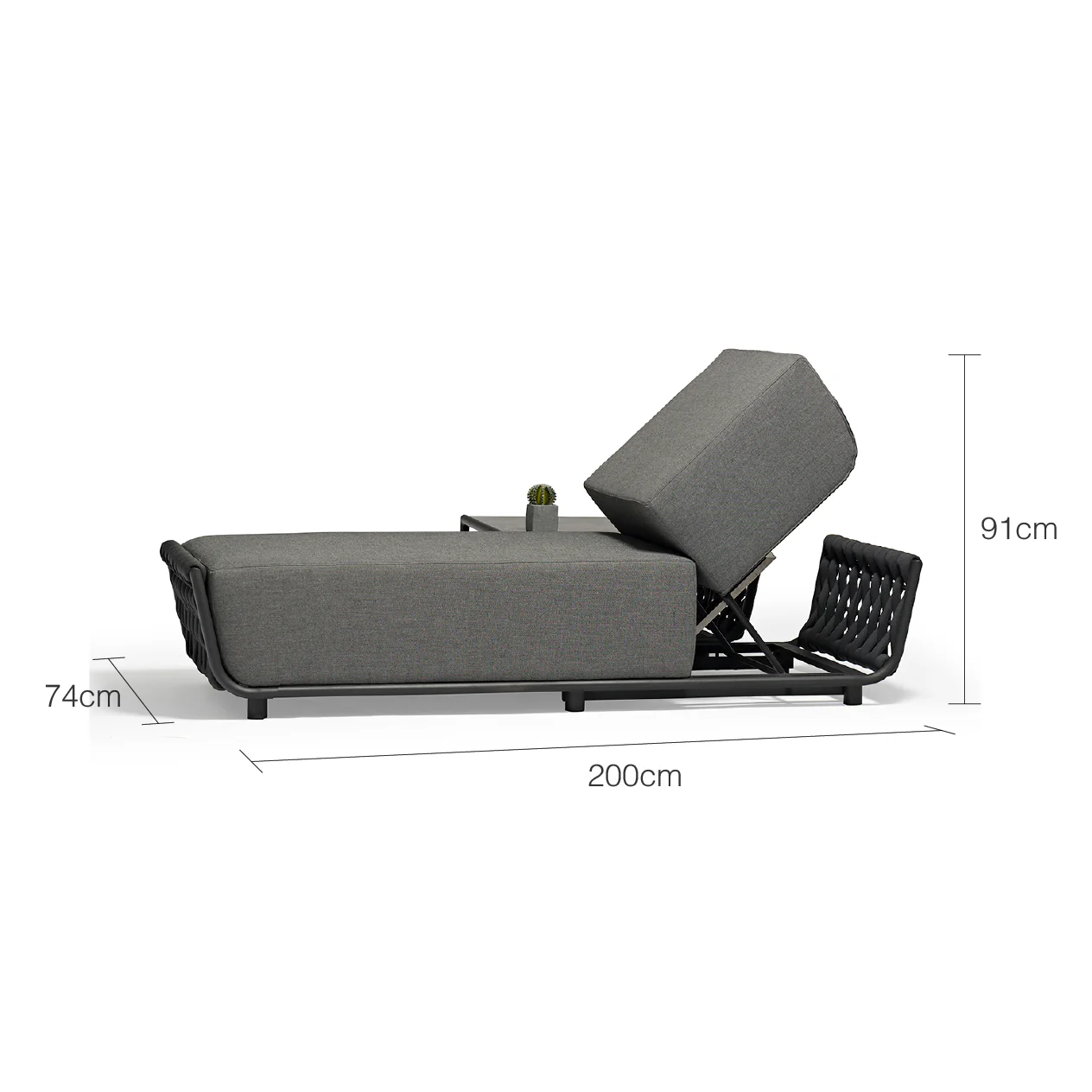 Lawson Outdoor Rope Sun Lounger - Image 17