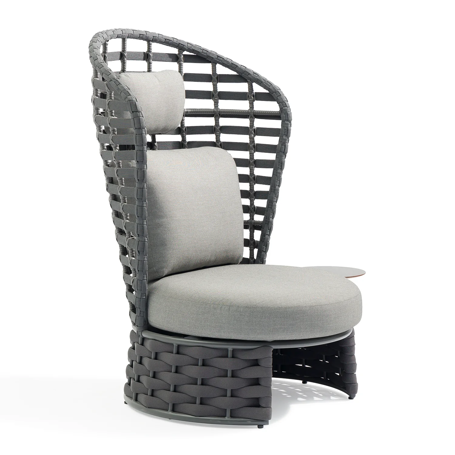 [Clearance] Lawson Rope Outdoor High-Back Leisure Chair with Round Side Table 30 cm at Moorabbin (MOR) and Nunawading (NWD) VIC Store Only - Image 3