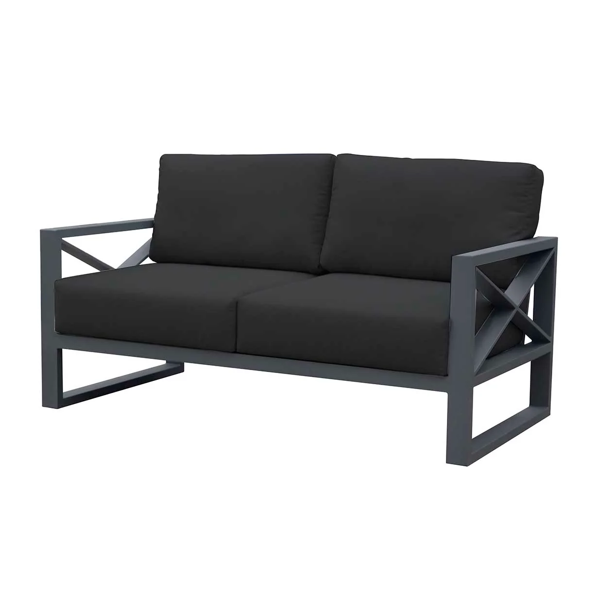 Linear 2 Seater Outdoor Aluminium Lounge - Image 3