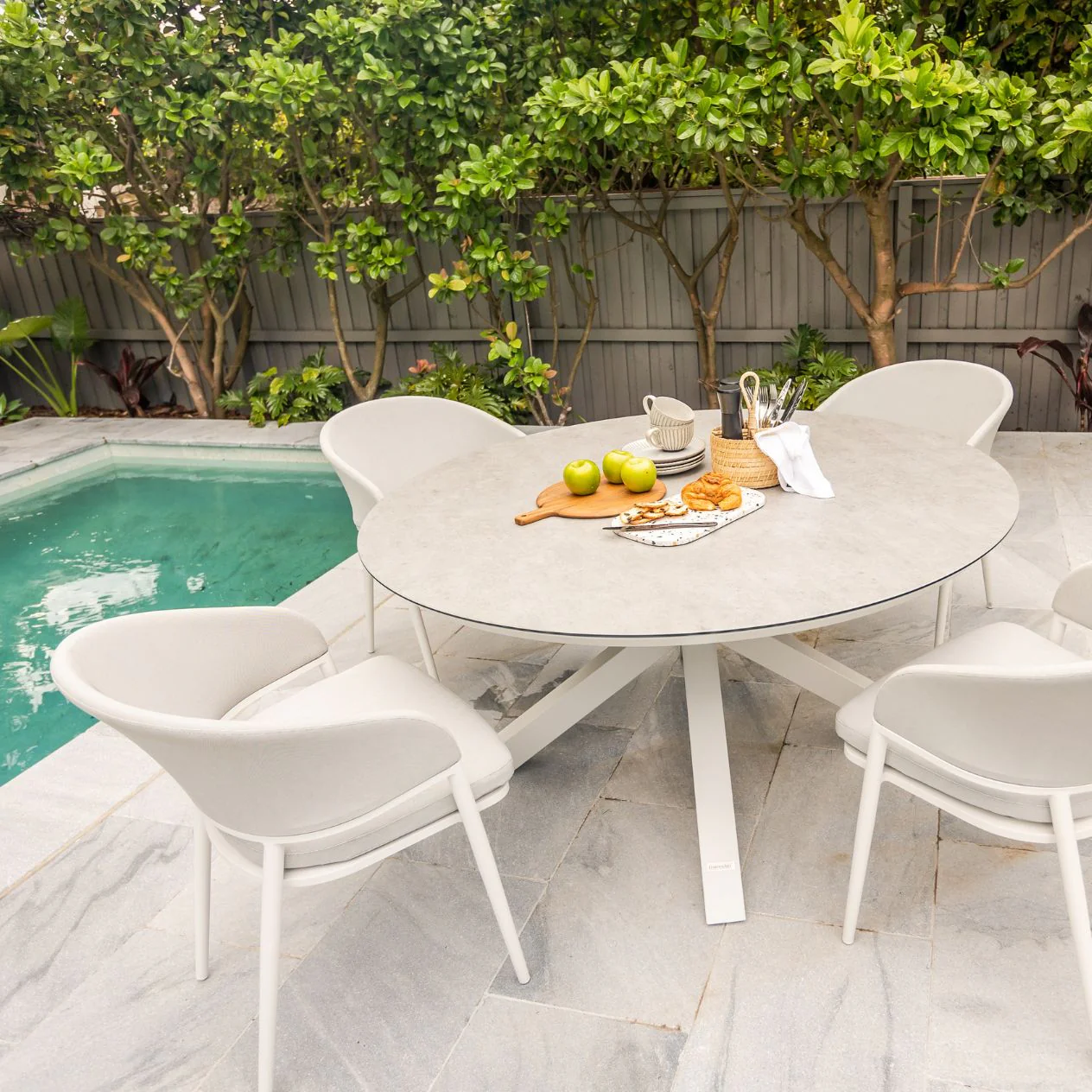 [Clearance] Medea Outdoor Aluminium Dining Chair at Moorabbin (MOR) VIC Store Only - Image 3