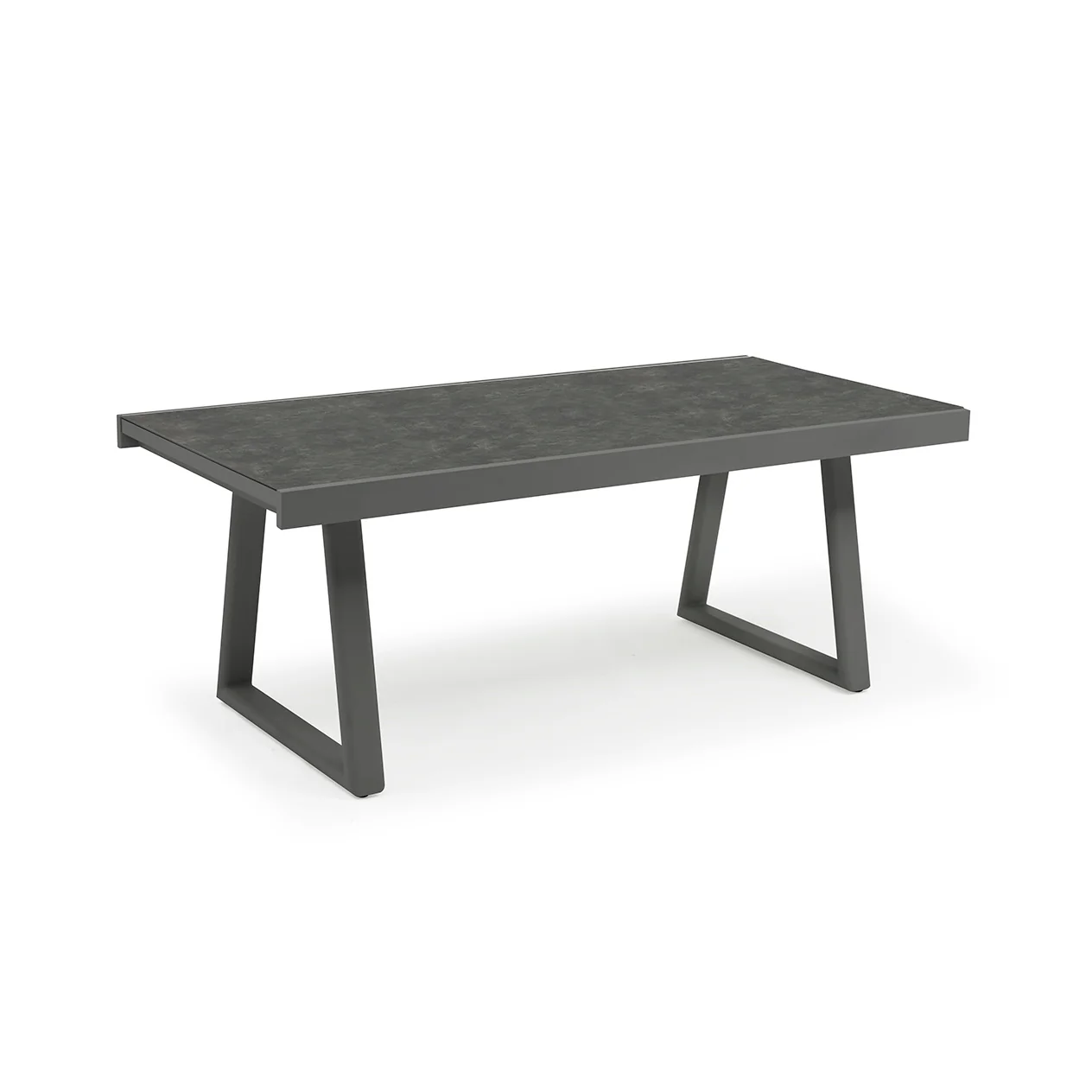 Mykonos Outdoor Aluminium Extension Table with Ceramic Glass Top - Image 5