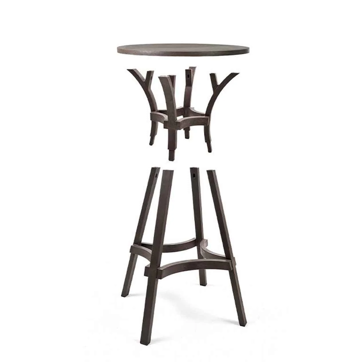 Nardi Combo Outdoor Resin Round Bar Table 70 cm - Image 4