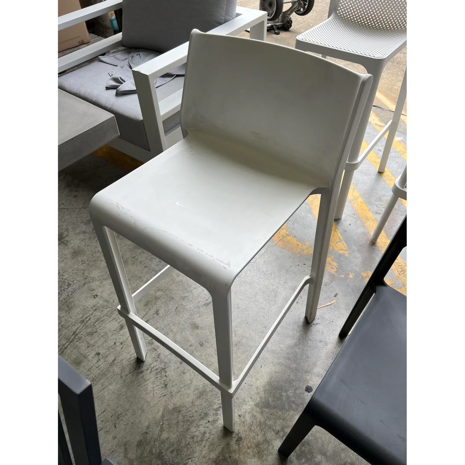 [Clearance] Nardi Trill Outdoor Resin Bar Stool at Brisbane (BNE) QLD Warehouse Only - Image 2