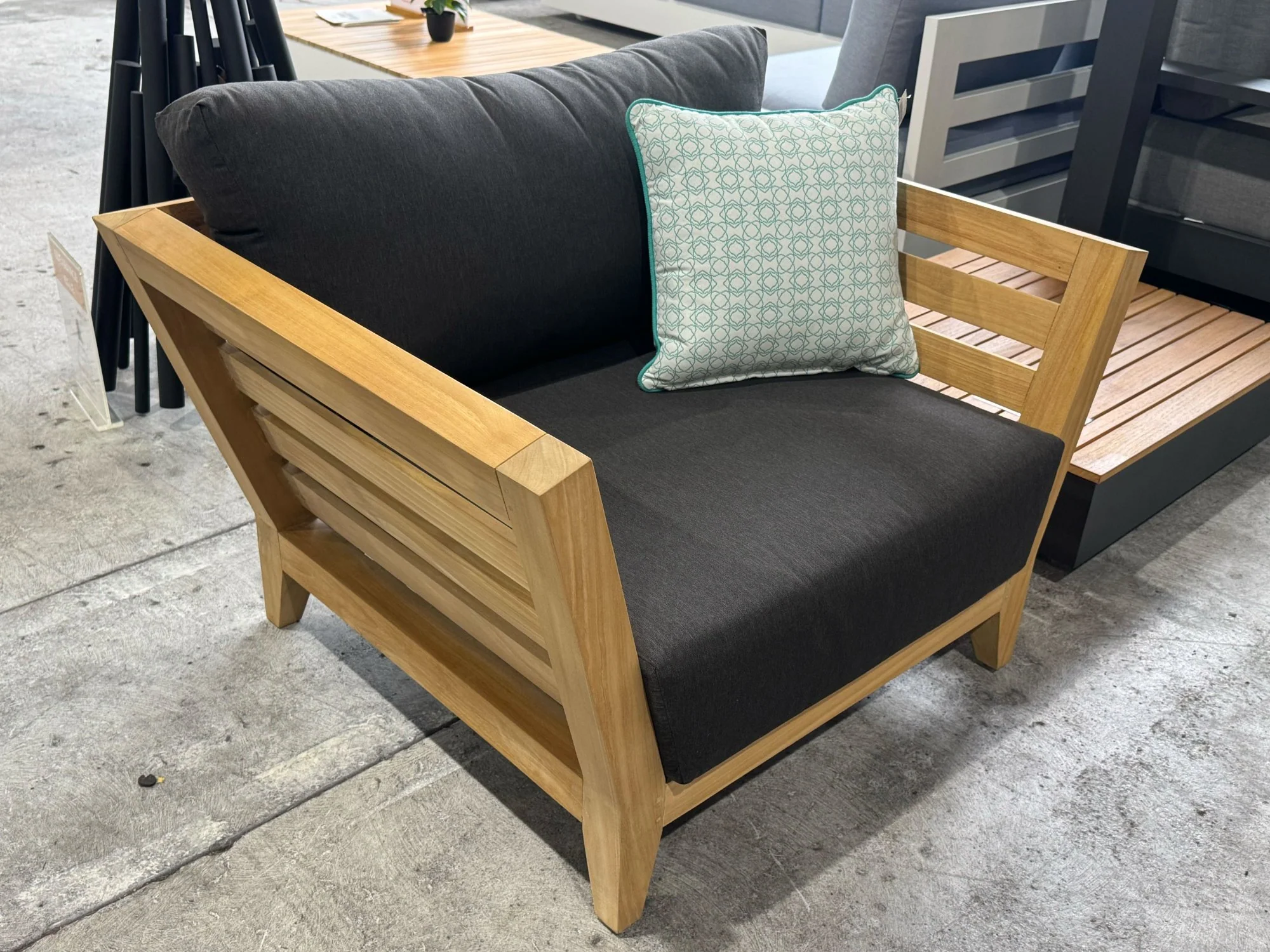 [Clearance] Ottawa II Outdoor Teak Armchair at Moorabbin (MOR) VIC Store Only - Image 2