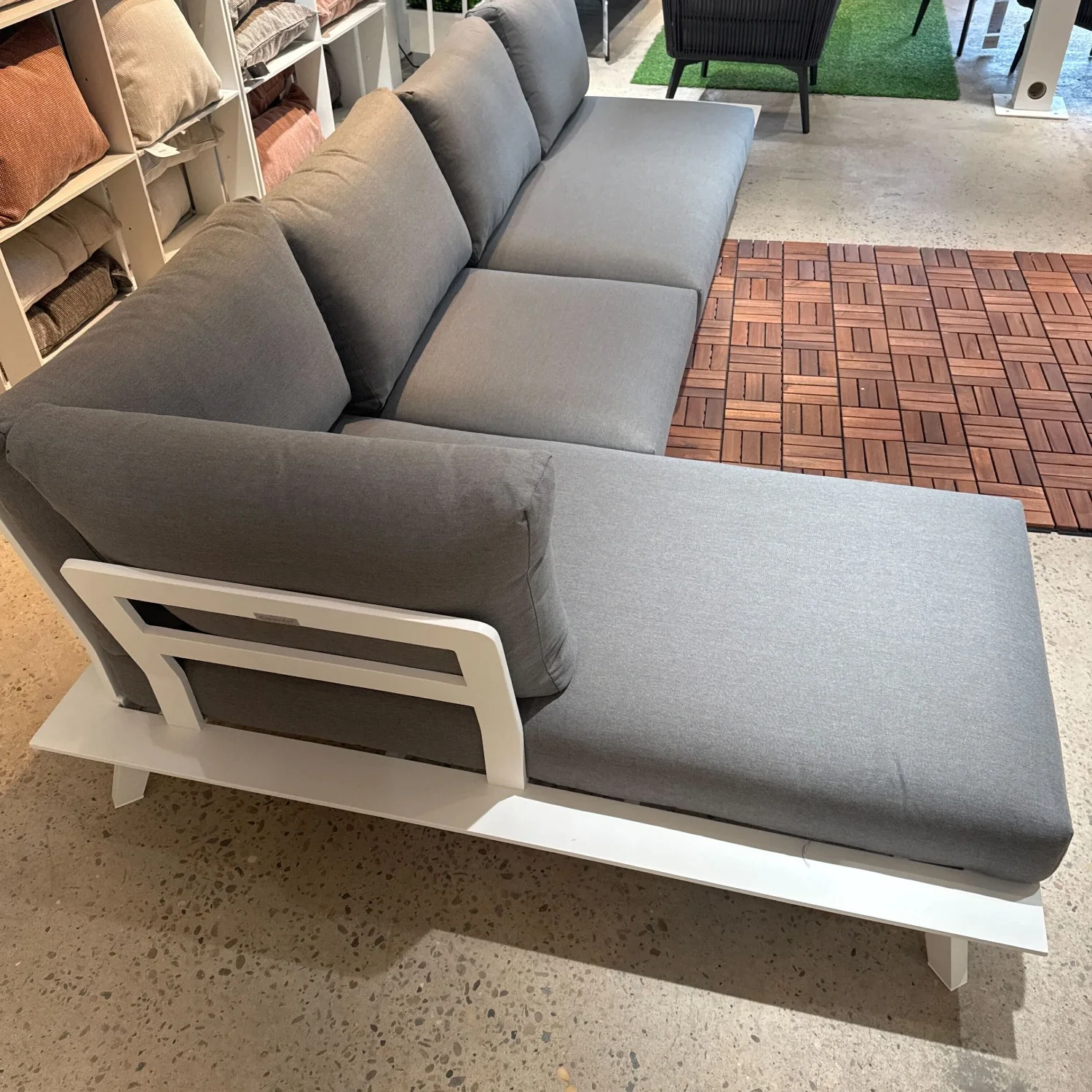 [Clearance] Positano Aluminium Outdoor Chaise Lounge at Pymble (PYM) NSW Store Only - Image 2