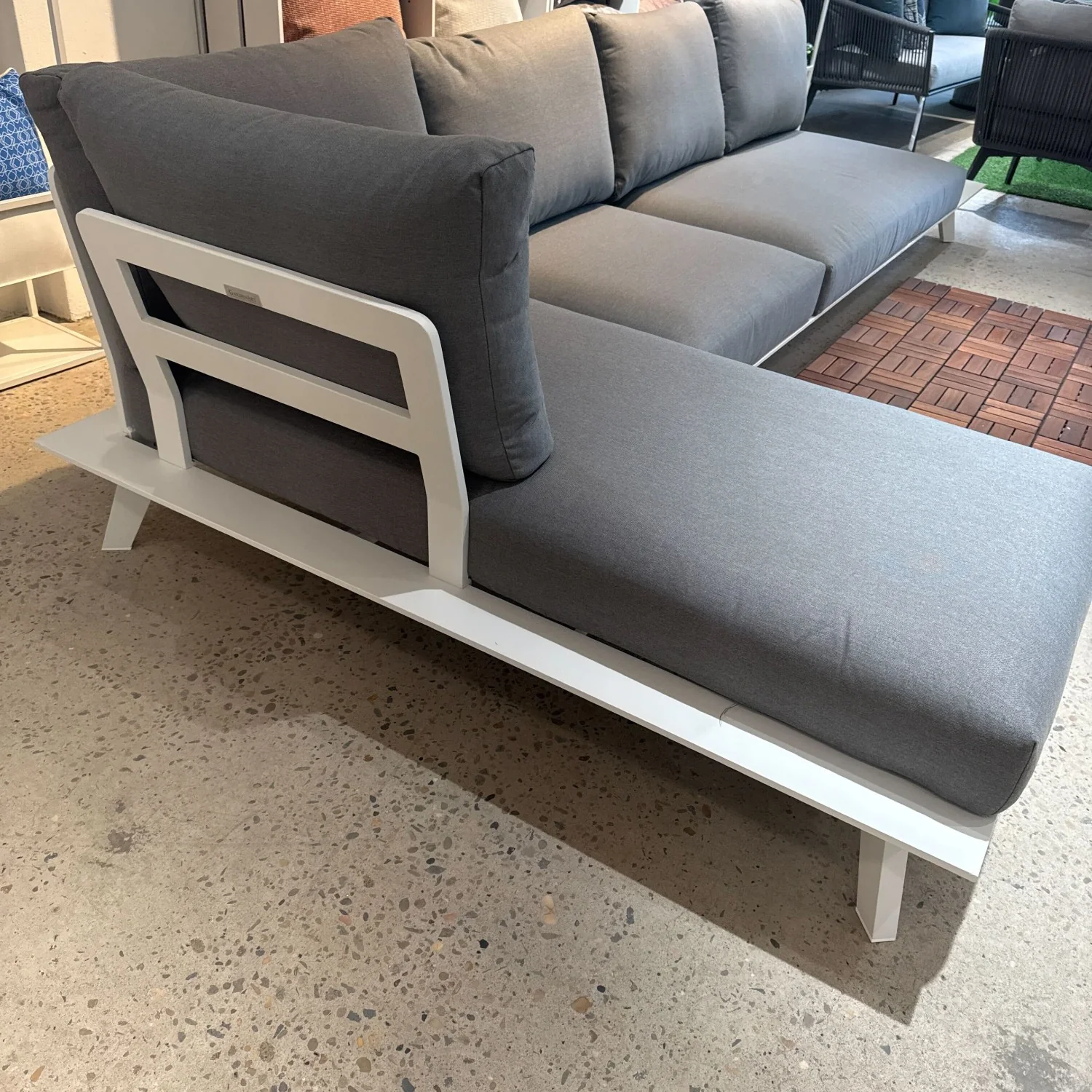 [Clearance] Positano Aluminium Outdoor Chaise Lounge at Pymble (PYM) NSW Store Only