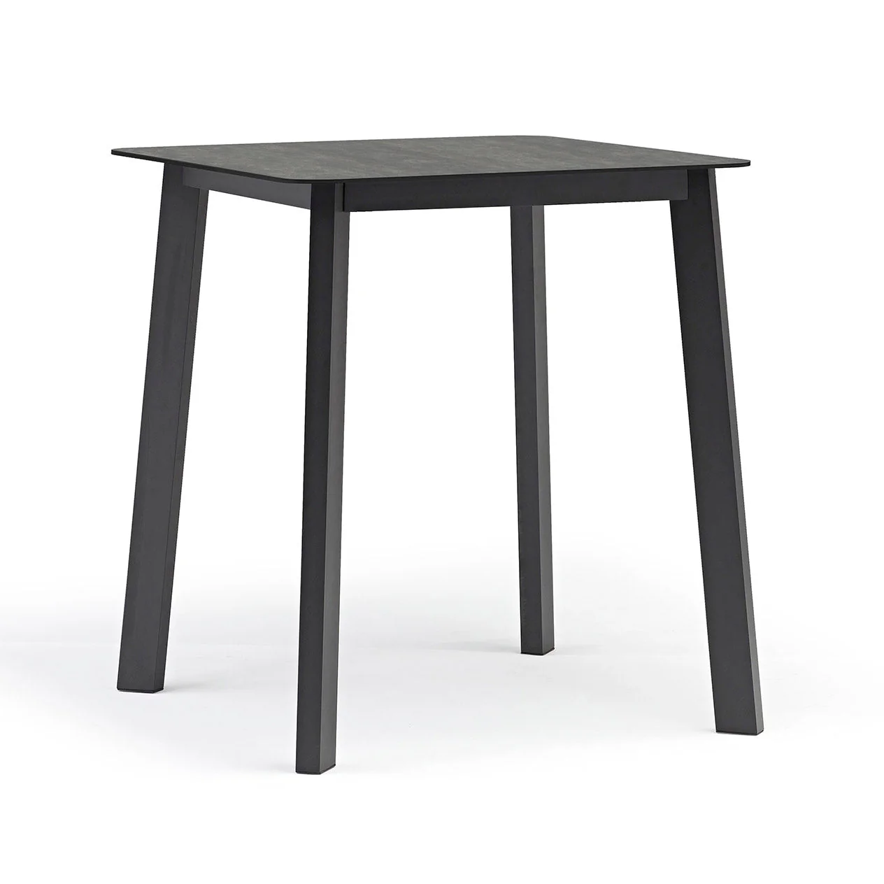 [Clearance] Last One Truro Outdoor Aluminum Square Bar Table with Ceramic Glass Top 90 cm at Condell Park (CON) NSW Only