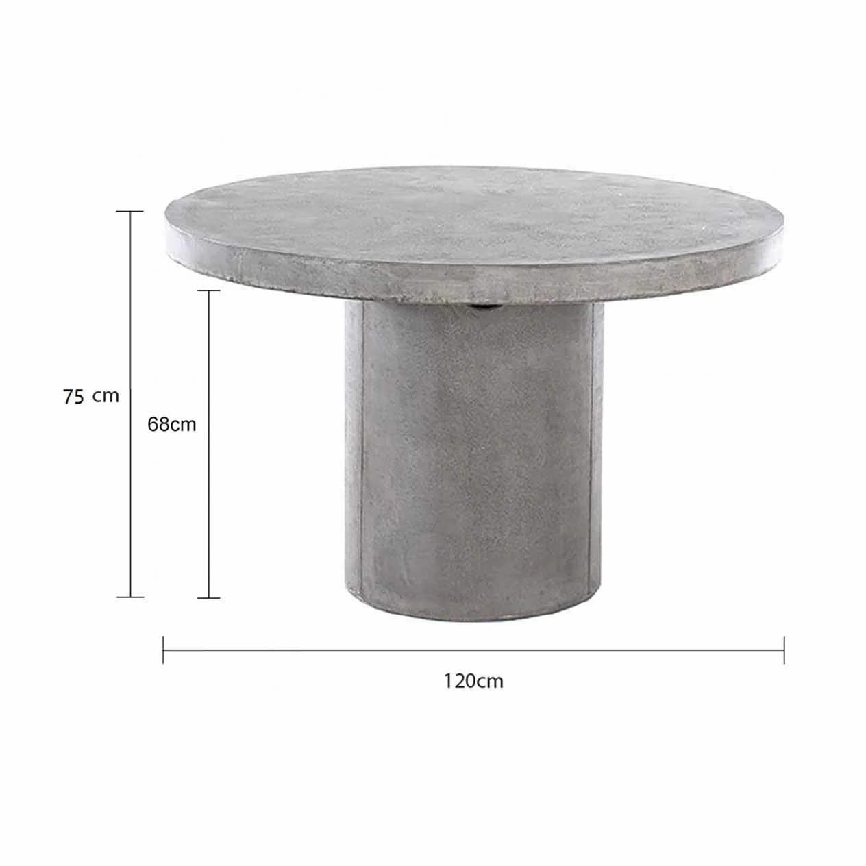 [Clearance] Zen Outdoor Table Dia 120cm at Brisbane (BNE) QLD Warehouse Only - Image 4