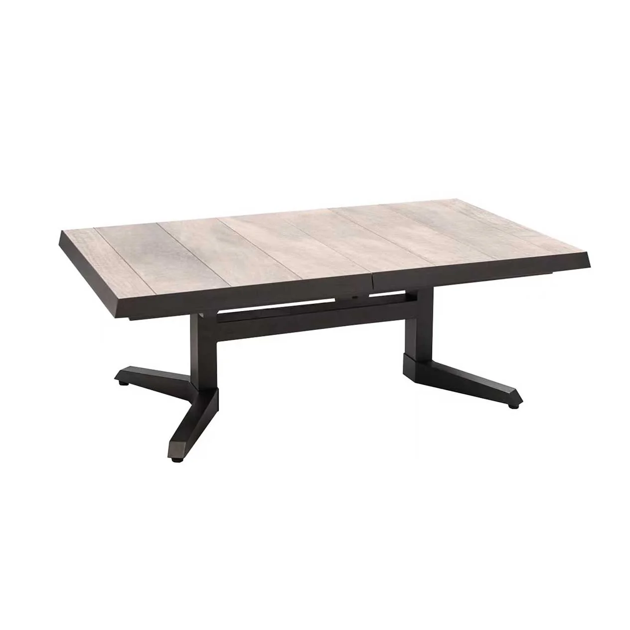 Clifton Outdoor Ceramic Pop Up Extension Coffee Table 140/180 cm - Image 3