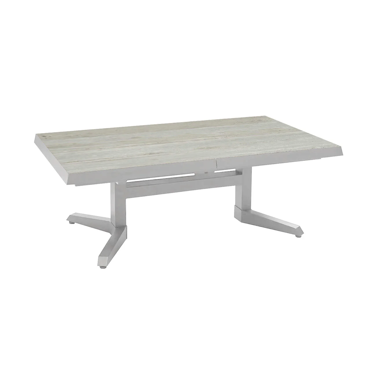 Clifton Outdoor Ceramic Pop Up Extension Coffee Table 140/180 cm - Image 5