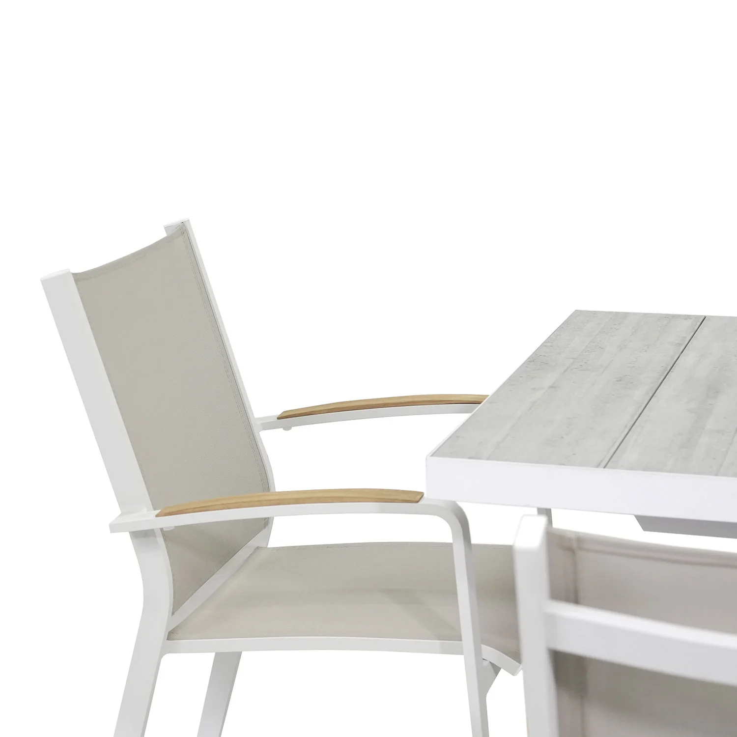 Clifton Table Cosmo Chair Outdoor Dining Setting - Image 4
