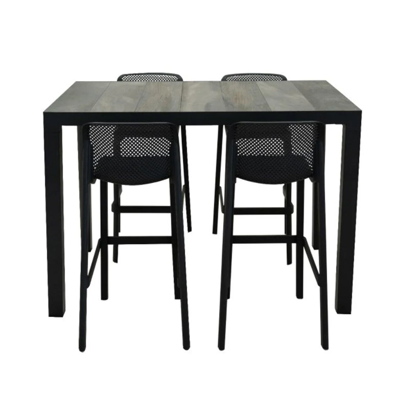 Clifton Table Nardi Net Stool Outdoor Bar Setting - Image 3