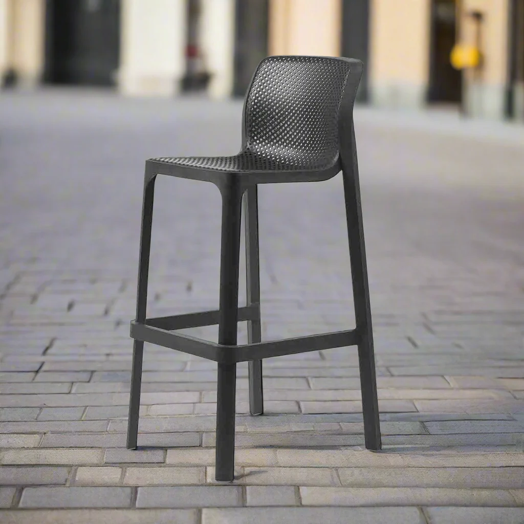 Clifton Table Nardi Net Stool Outdoor Bar Setting - Image 9