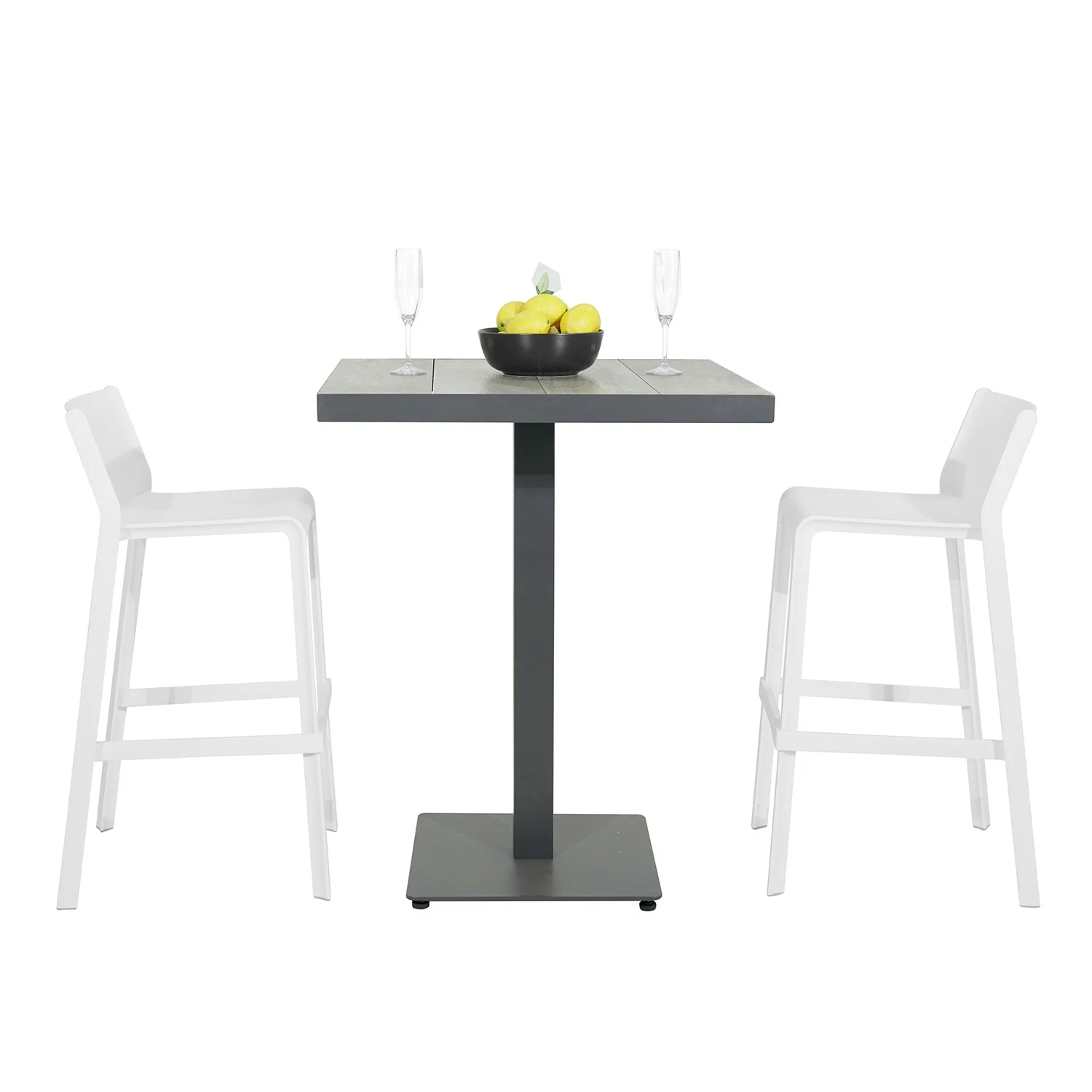 Clifton Table Nardi Trill Stool Outdoor Bar Setting - Image 5