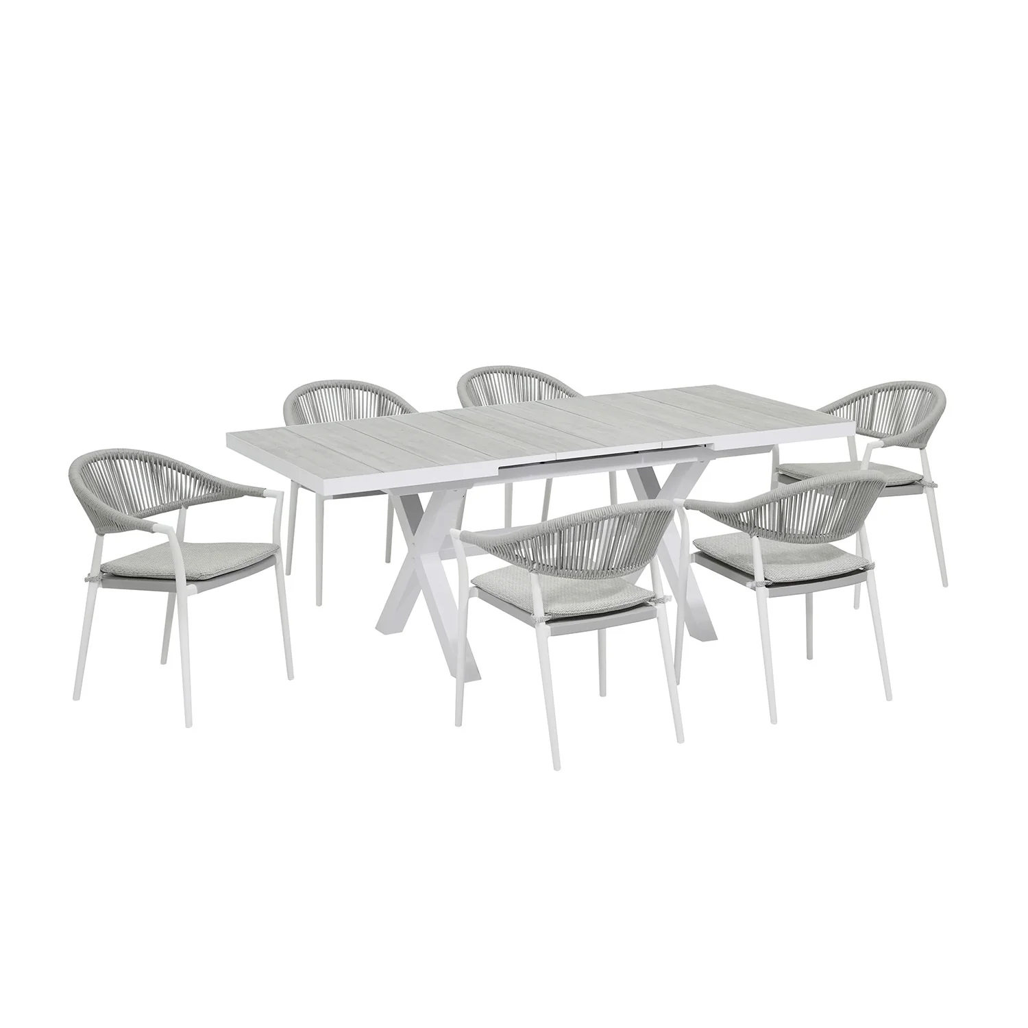 Clifton Table Windsor Chair Outdoor Dining Setting